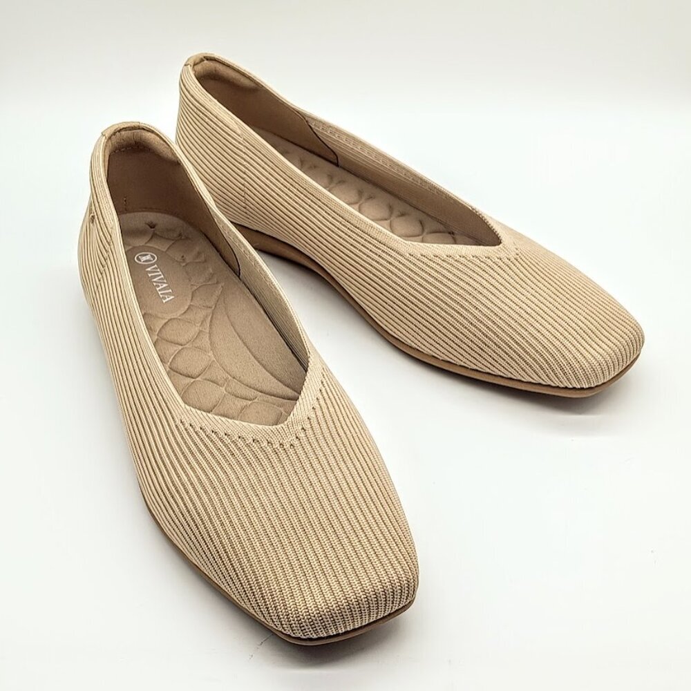 VIVAIA Women's Cream Flats